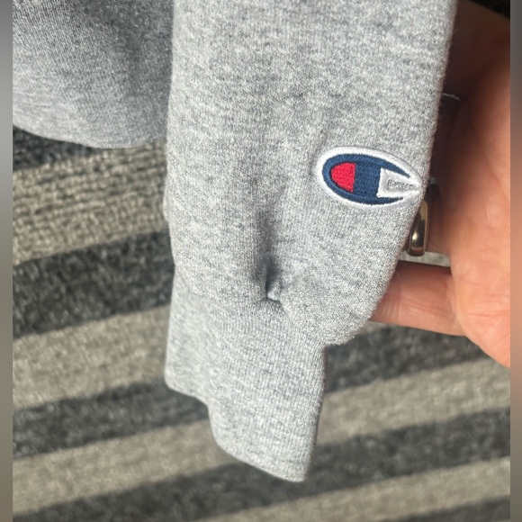 Champion TCU Texas Christian University Grey Crewneck Sweatshirt Men’s Small EUC - Picture 4 of 5